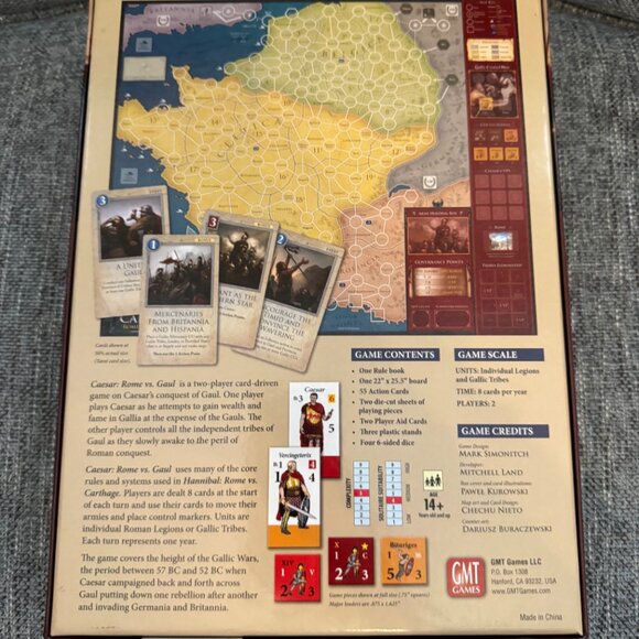 Caesar: Rome vs. Gaul (open, unpunched) GMT Games GMT2008 - Picture 7 of 15